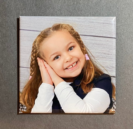 4 Custom 3x3 " Photo Magnets